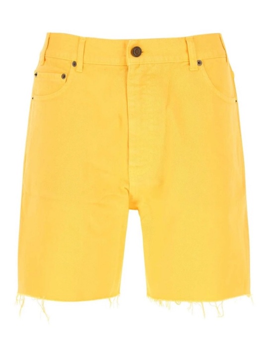 Saint Laurent Other - NEW Saint Laurent Men's Stonewash Denim Baggy Shorts in 7040 Bright Yellow 32